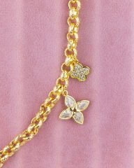 Taşlı Çiçek Model Bileklik