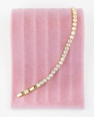 İnce Yuvarlık Taşlı Bileklik