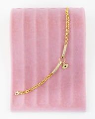 Göz Model Gold Zincir Bileklik