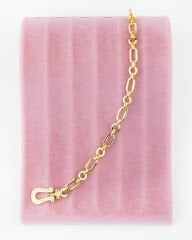 Nal Killit Taşlı Zincir Bileklik