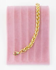 Kalın Zincir Gold Bileklik