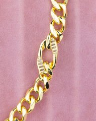 Taşlı Kalın Zincir Bileklik