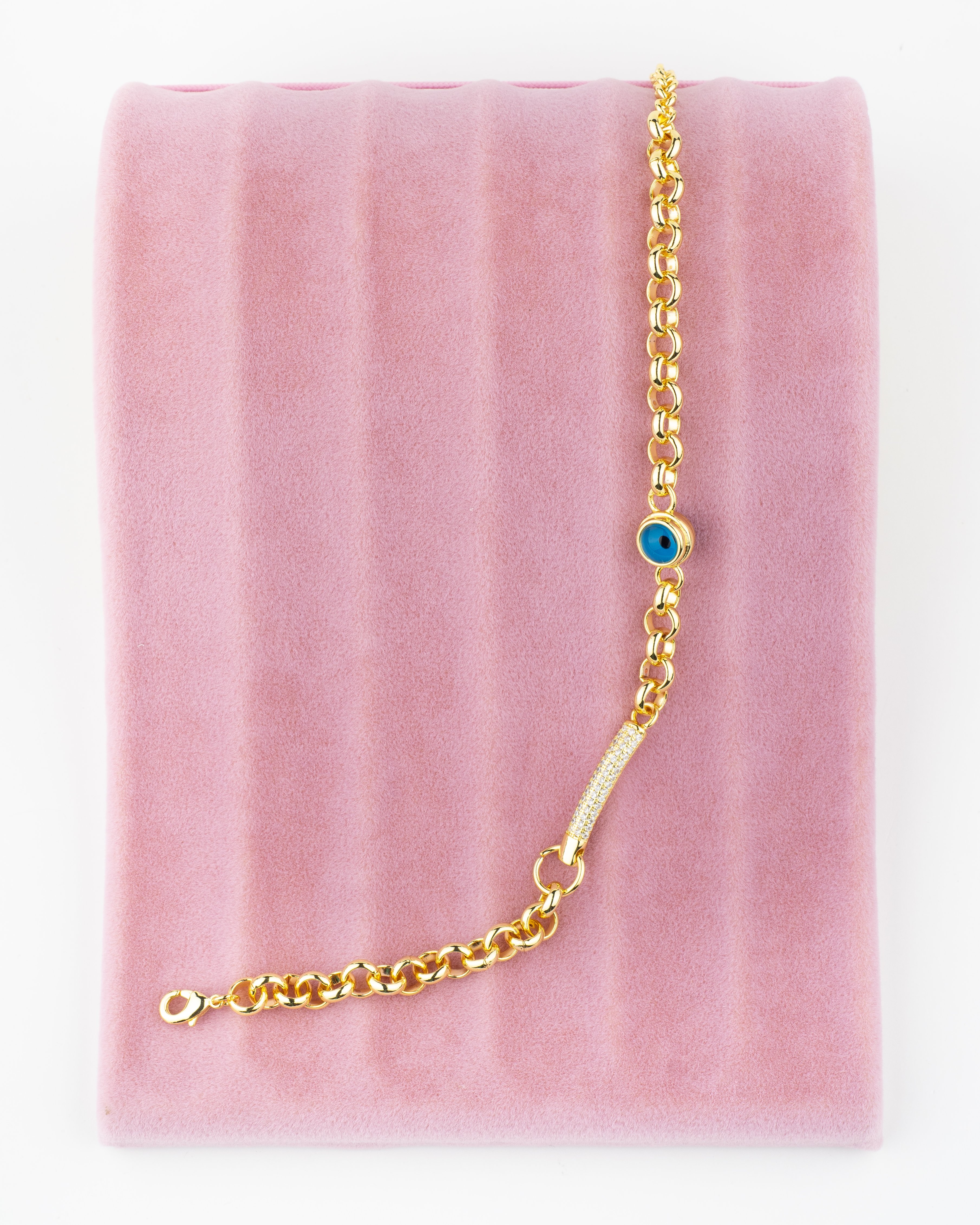 Nostaljı Nazar Model Zincir Bileklik