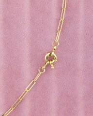 Ataç Zincir Halkalı Gold Bileklik