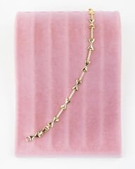 Birleşik Kalp Gold Bileklik