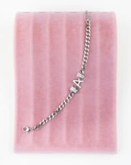 Silver A Harfli Bileklik