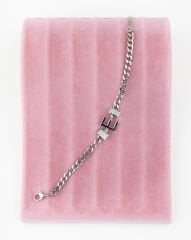 Silver E Harfli Bileklik