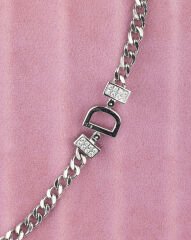 Silver D Harfli Bileklik