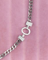 Silver C Harfli Bileklik