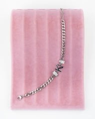 Silver K Harfli Bileklik