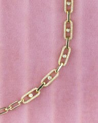 Zirkon Taşlı Gold Bileklik