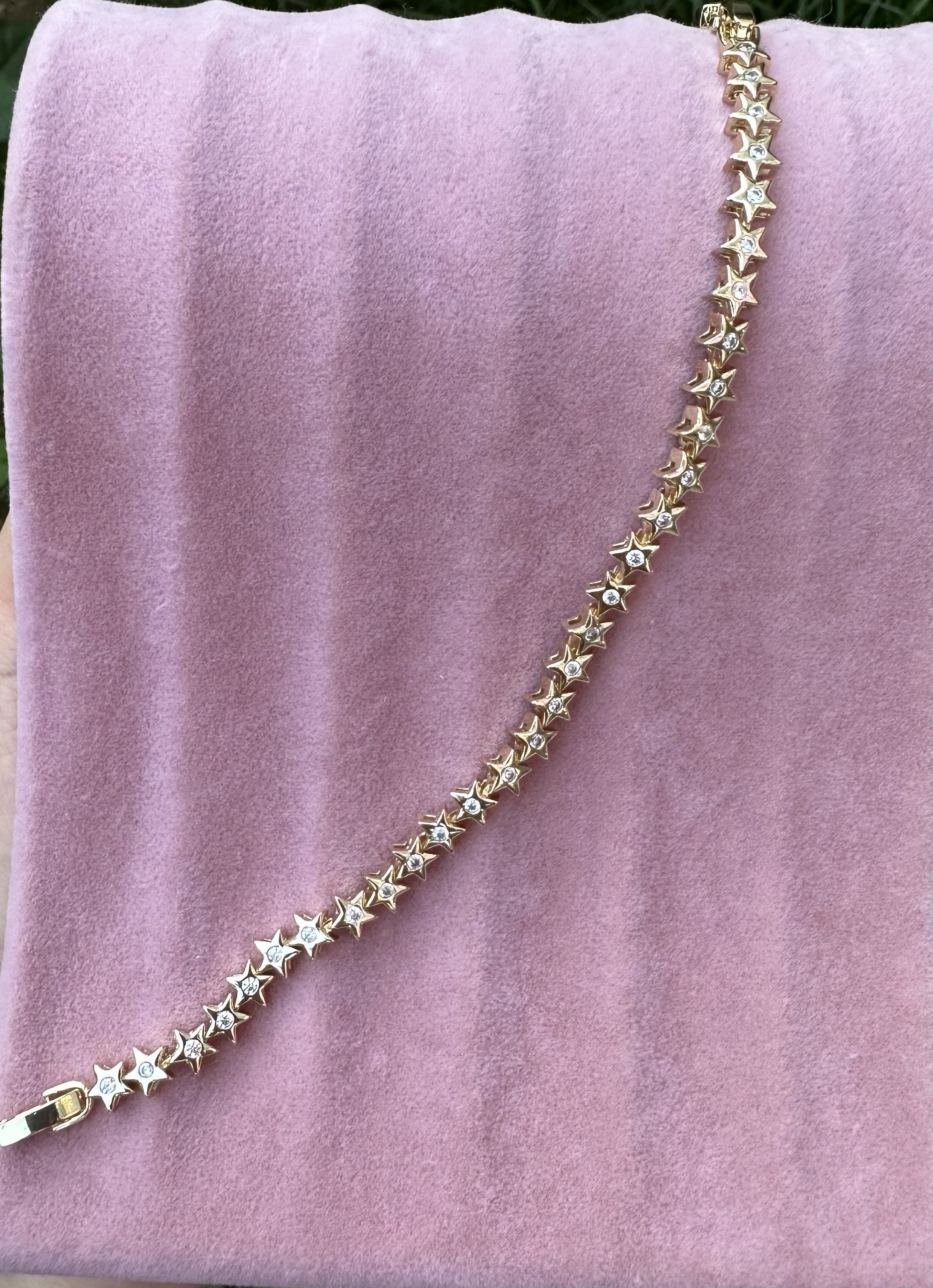 VİP 14K Yıldız Zircon Taşlı Bileklik