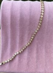 VİP 14K Yıldız Zircon Taşlı Bileklik