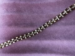 VİP Hasır Zircon Taşlı Bileklik