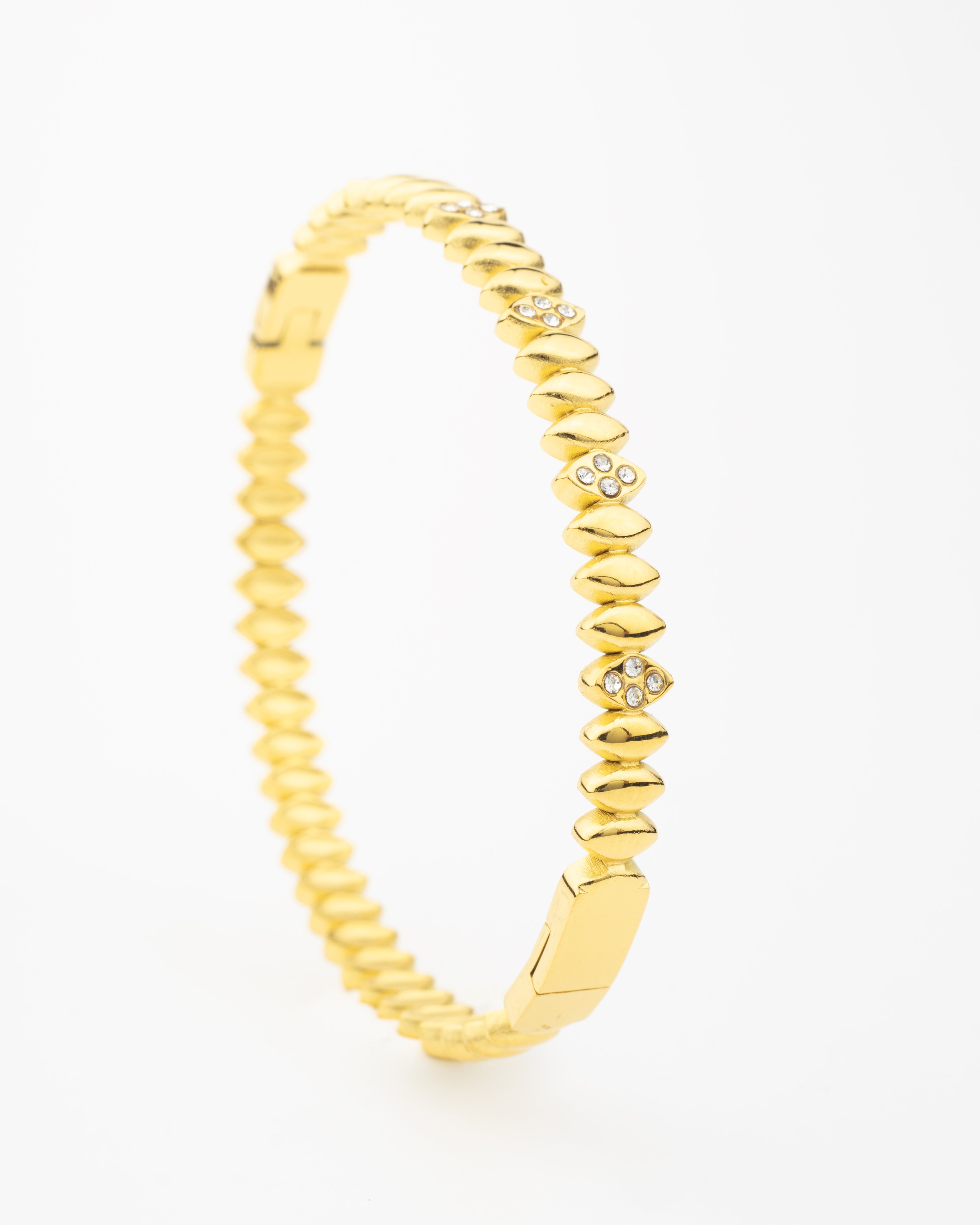 Trend Zircon Taşlı Kelepçe Bileklik