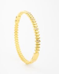 Trend Zircon Taşlı Kelepçe Bileklik