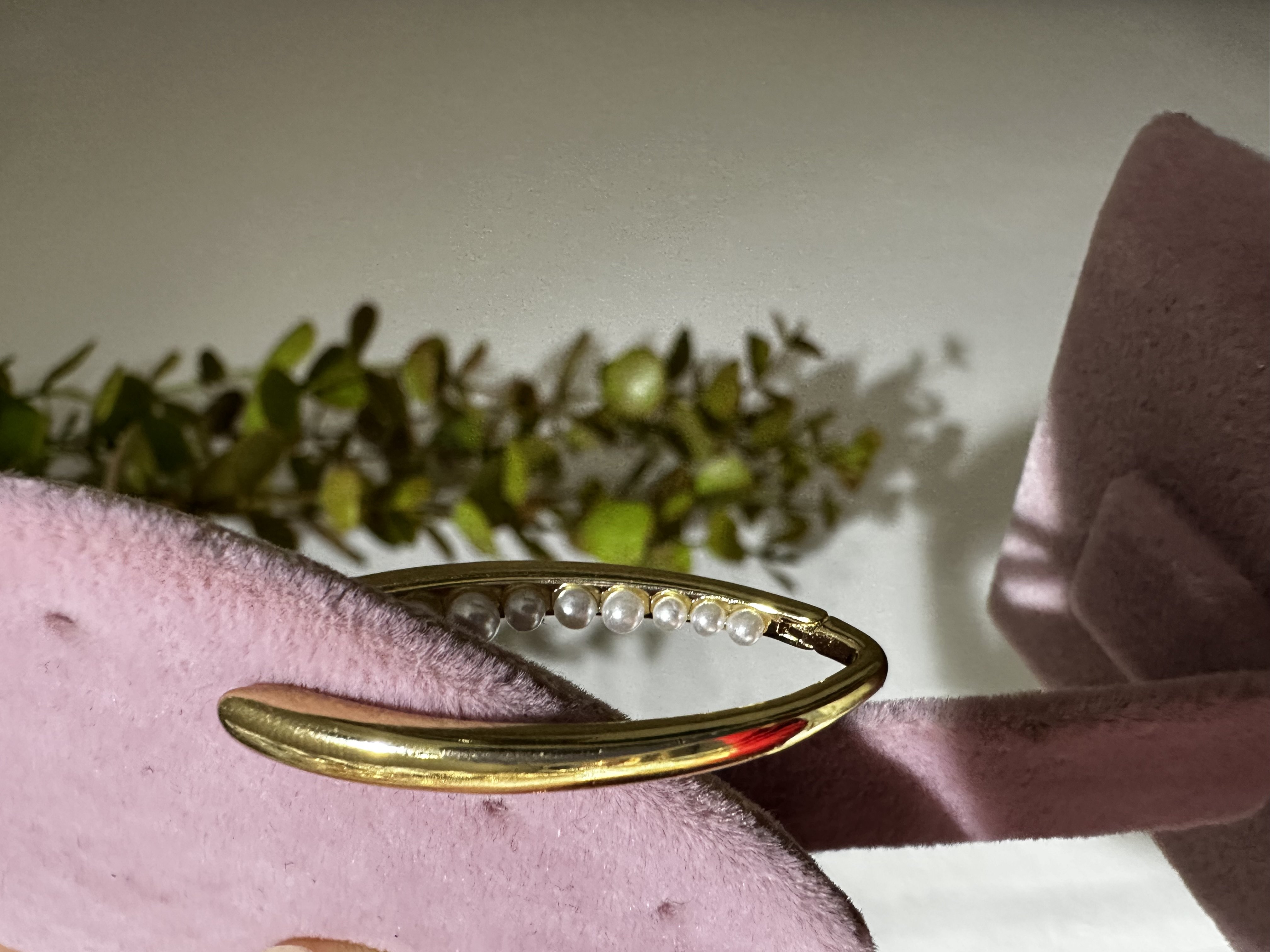 Vip İncili Mekik Küpe