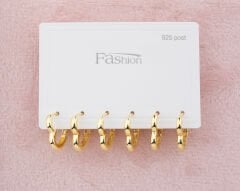 925 Kalpli Set Küpe