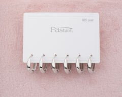 925 Minimal Halka Küpe Seti