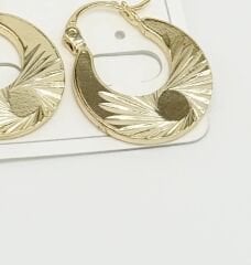 Vip Plaka Halka Küpe