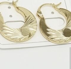 Vip Plaka Halka Küpe