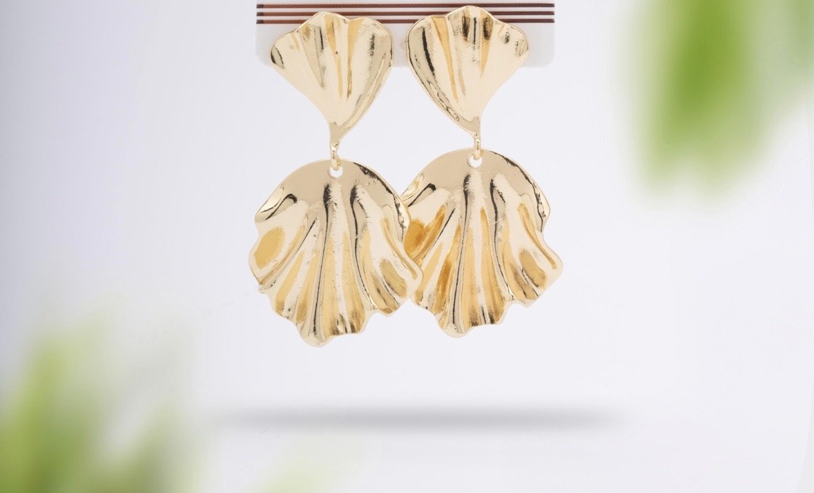 Lisalina Gold Çelik Küpe