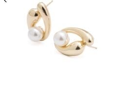 İnci Tasarım Çelik Küpe