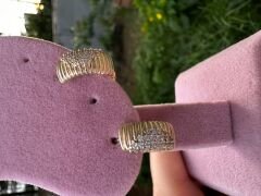 VİP TAŞLI HALKA KÜPE