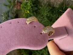 VİP TAŞLI HALKA KÜPE