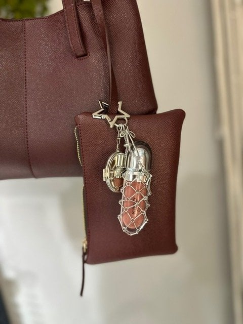 Aynalı Yıldız Silver Lipgloss Charm